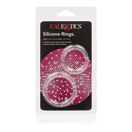 California Exotics Silicone Rings Set, Large and X-Large