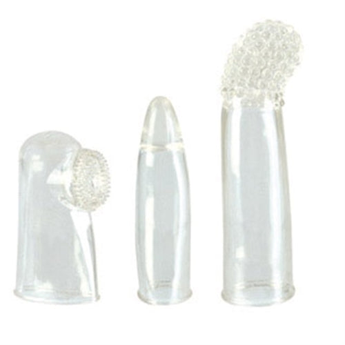 California Exotics Orgasm Ticklers Finger or Vibrator Sleeve