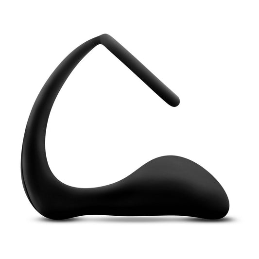Blush Anal Adventures Silicone Cock Ring Prostate Massager - Ultrasilk Smooth - Hands Free Male Toy for Penis & Anal - Adult Sex Toy for Men & Couples Pleasure - Increase Stamina - Intensify Orgasm