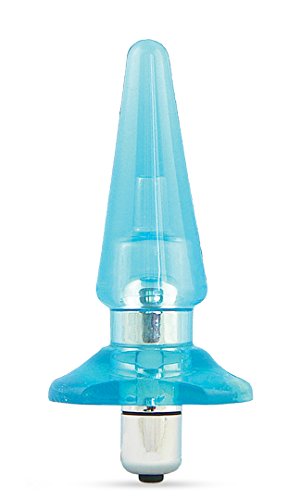 Blush B Yours Basic Vibra Anal Plug - 3 Powerful Vibrating Speeds - Tapered Design for Easy Insertion - IPX7 Waterproof and Easy to Clean - 4.5 Inch Length and 1.25 Inch Width - Sex Toys for Adults