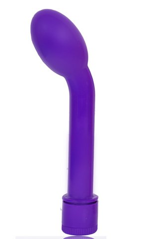 Blush 6.5" Women's Sexy Things G Slim Petite G-Spot Vibrator, Angled Curved Smooth Tip, Multi-Speed Adjustable Bulbous Head Clit & Vaginal Massager Stimulator, Adult Sex Toy for Couples Men - (Purple)