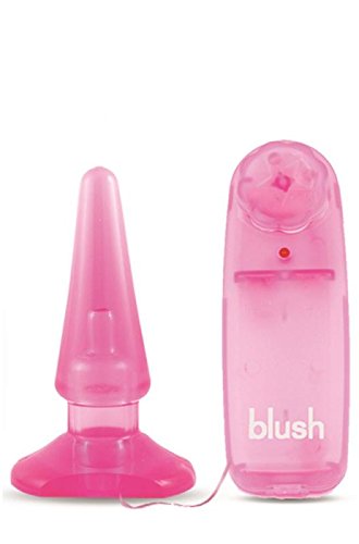 Blush Novelties Butt Plug Vibrator, Pink