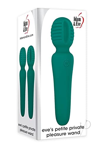 Adam & Eve Eve's Petite Private Pleasure Silicone Rechargeable Wand - Green