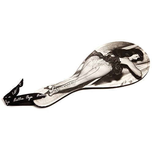 Lovehoney Bettie Page Picture This Spanking Bat, Black