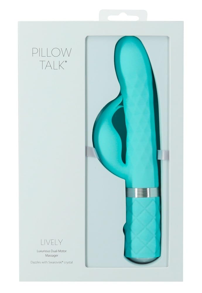 Pillow Talk Lively Luxurious Dual Motor Massager (Teal)