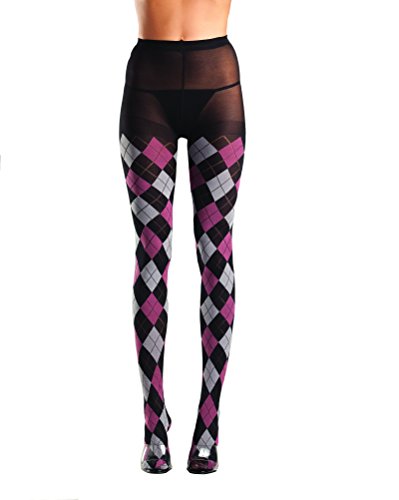 Bewicked Argyle Tights - One Size