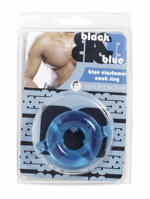 Spartacus Elastomer Cock Ring, Blue