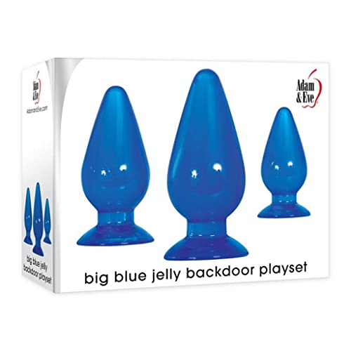 Adam & Eve Big Blue Jelly Backdoor Playset - Blue