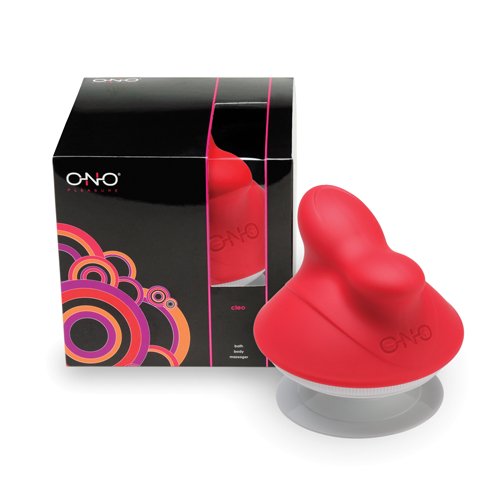 ONO Pleasure Cleo Bath Body Massager, Red