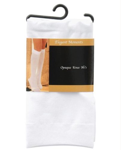 Opaque Knee Hi White