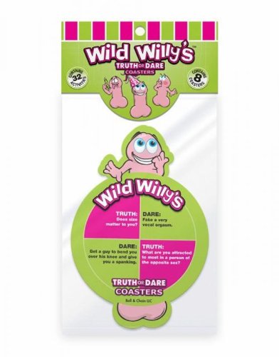 Ball and Chain Wild Willys Coasters, 0.1 Pound
