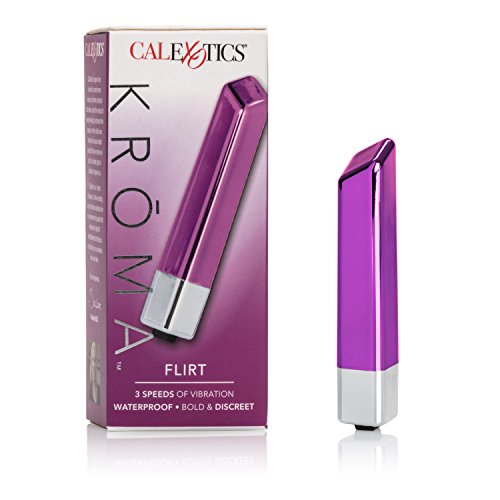 CalExotics Kroma Flirt Mini Bullet Vibrator - Waterproof Sex Toys for Couples - Adult Vibe Massager – Pink