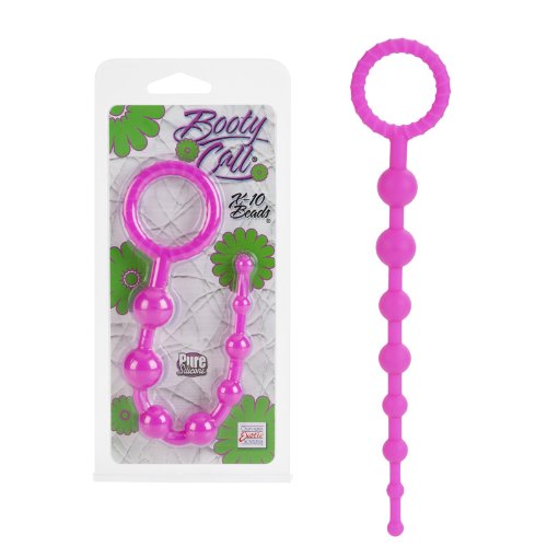 CalExotics Novelties Booty Call X 10 Beads, Pink, 0.07 Pound
