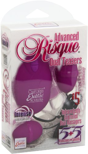 California Exotic Novelties Advanced Risqué Dual Teasers, Purple