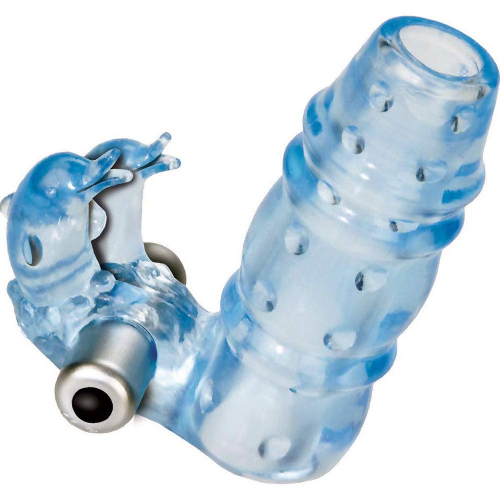 CalExotics Novelties 3way Double Dolphin, Blue
