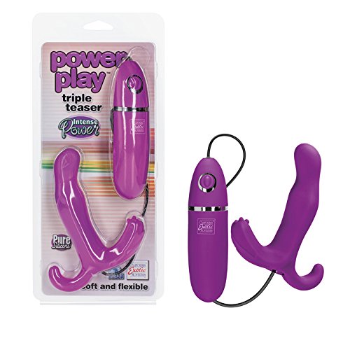 California Exotic Novelties Power Play Triple Teaser, Purple