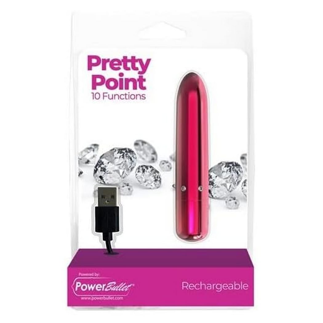 Pretty Point Rechargeable Bullet - 10 Functions