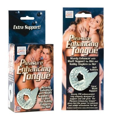 California Exotics Pleasure Enhancing Tongue Cock Ring
