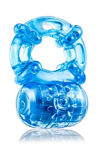 Smooth Stretchy Cock Ring - Multi Speed Vibrating Cockring - Male Enhancment - Stimulator Sex Toy for Men and Women