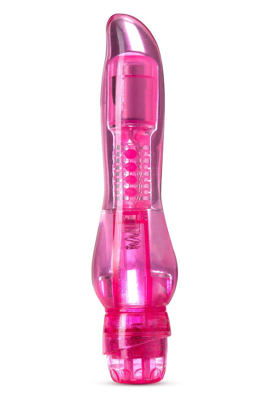Blush Novelties Naturally Yours Cha Cha Vibrator | 6.75 Inch Bendable Multi-Speed Vibe | Realistic Feel & Flexishaft 2.0 | Waterproof IPX7 | Designer Abstract Dildo | Adult Sex Toy for Women & Men