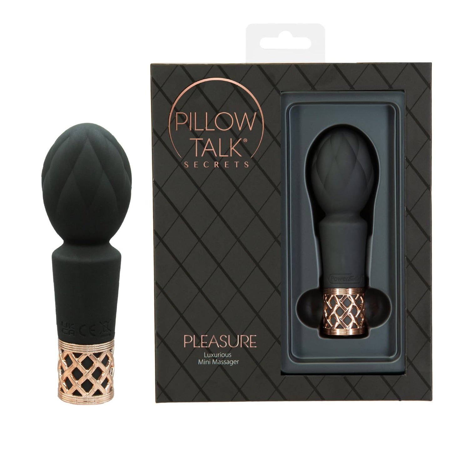 BMS Enterprises 85248: Pillow Talk Secrets Pleasure Wand Black