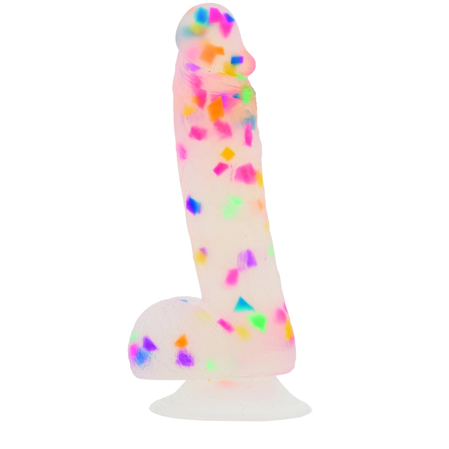 BMS Enterprises 74612: Addiction Confetti Dong 7.5In W/Powerbullet