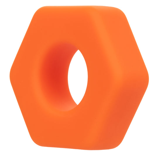 CalExotics Alpha Liquid Silicone Prolong Sexagon Penis Cock Ring - SE-1491-70-2