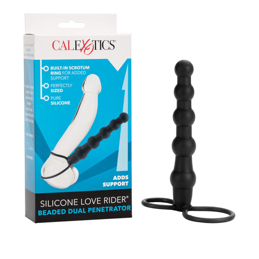 LOVE RIDER BEADED DUAL PENETRATOR PINK
