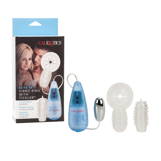 CalExotics Elite 5X Multi-Function Vibro-Ring Tickler