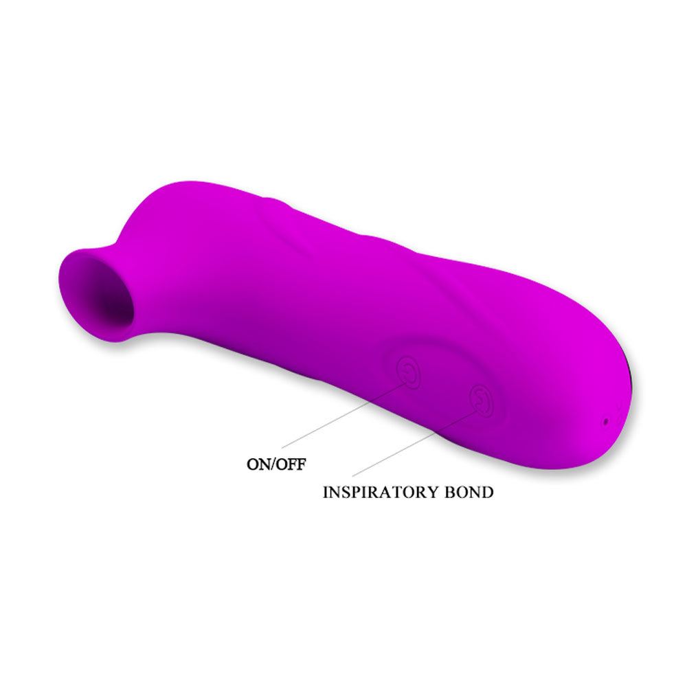 Pretty Love Romance Magic Flute - 12 Function Clitoral Stimulator - Fuchsia