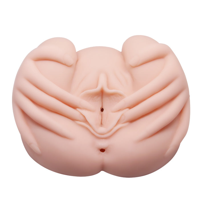 Crazy Bull the Realistic Skin-Like Texture Vagina and Anal Masturbator Vibration and Double Entrance