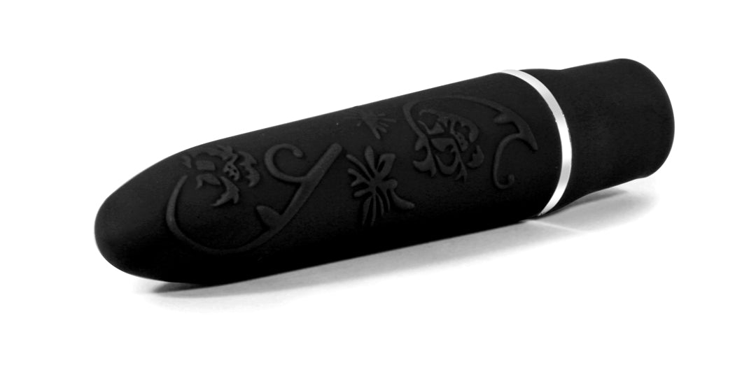 Blush Rosé Bliss 4" Mini Bullet Vibrator for Women Couples, 10 Vibration Modes Pocket-Sized Clitoral Stimulator, Waterproof Personal Massager for Female Pleasure, Soft Satin Finish Black Adult Sex Toy