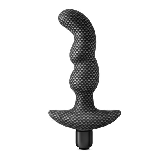 Blush 6" Spark Ignition PRV-02 Butt Plug, Puria Silicone Vibrating G- P-Spot Massager w/ 10 Vibrations, Waterproof, StayPut Design 3-in-1 Play Anal Plug Adult Sex Toy for Women, Men, Couples - (Black)