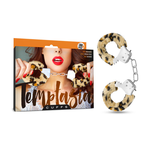 Blush Novelties Temptasia Furry Leopard Cuffs