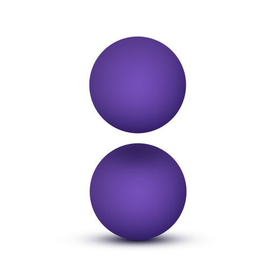 LUXE DOUBLE O KEGEL BALLS 0.8 OZ PURPLE