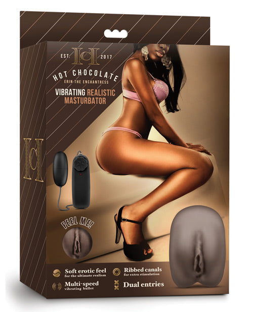 HOT CHOCOLATE ERIN THE ENCHANTRESS VIBRATING REALISTIC MASTURBATOR
