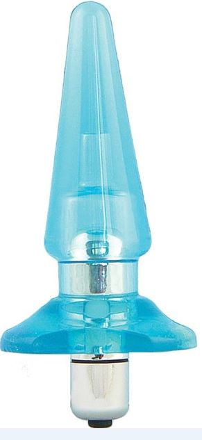 Blush Novelties Easy Power Vibrating Butt Plug, Blue