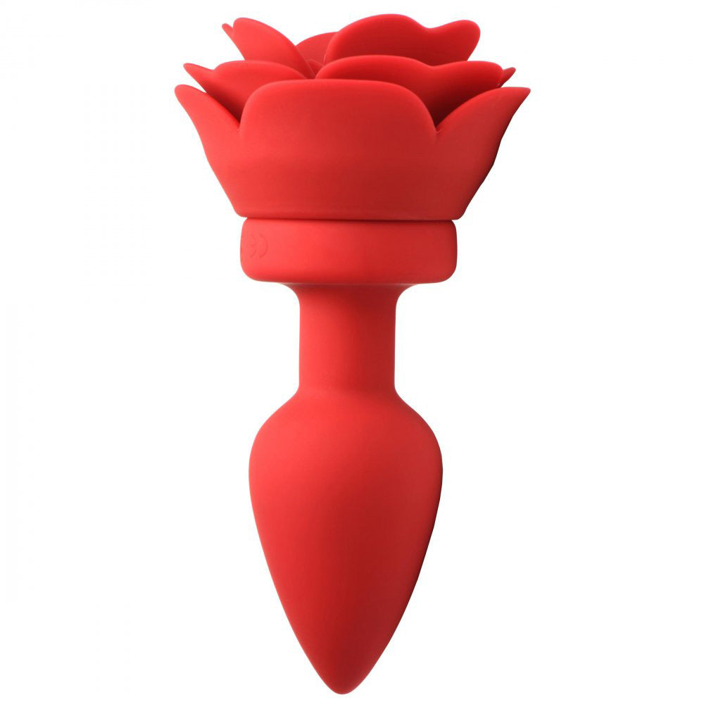 BOOTY SPARKS 28x Rose Anal Plug Vibrator With Remote-Battery Included. Premium Silicone Adult Sex Toy For Women, Prostate Toy For Men And Vibrating Butt Plug Toy For Couples Adult Pleasure-Size Medium