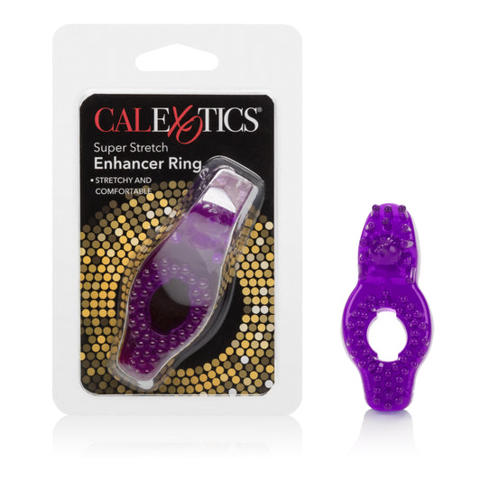 California Exotics Super Stretch Stimulator Sleeve, Dual Noduled Purple
