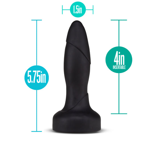 Blush Adult Sex Toys - Anal Adventure Butt Plug Vibrator – 10 Function Gyrating, Rotating Pleasure Beads for Rimming – Ultrasilk Silicone Plug with Wireless Remote – Prostate Massager for Men & Women