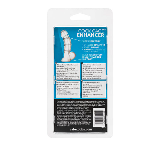 California Exotics Cock Cage Enhancer, Clear