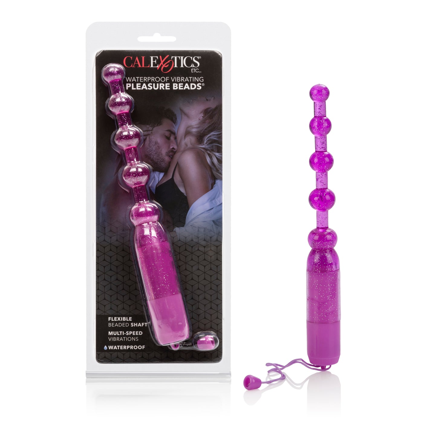 Vibrating Pleasure Beads, Purple