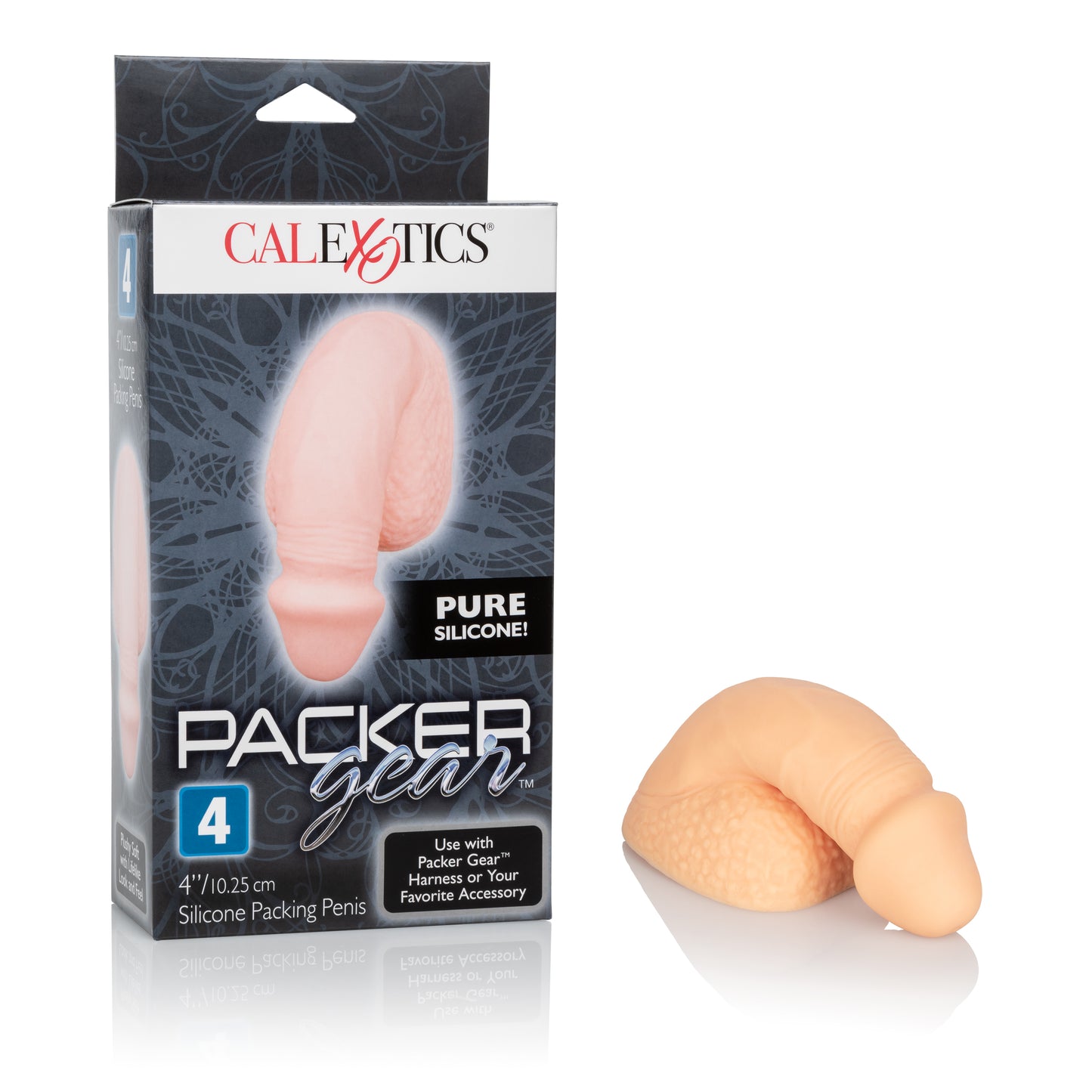 CalExotics Packer Gear™ 4"/10.25 Cm Silicone Packing Penis™ - Ivory