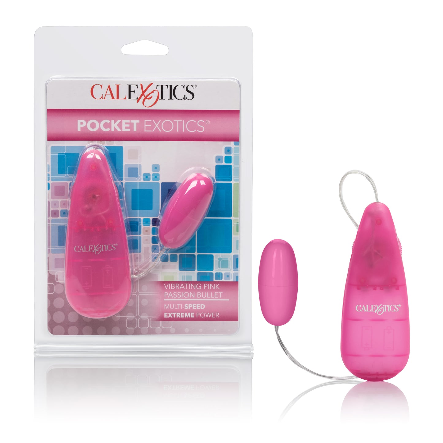 CalExotics Pocket Exotic Vibrating Pink Passion Bullet