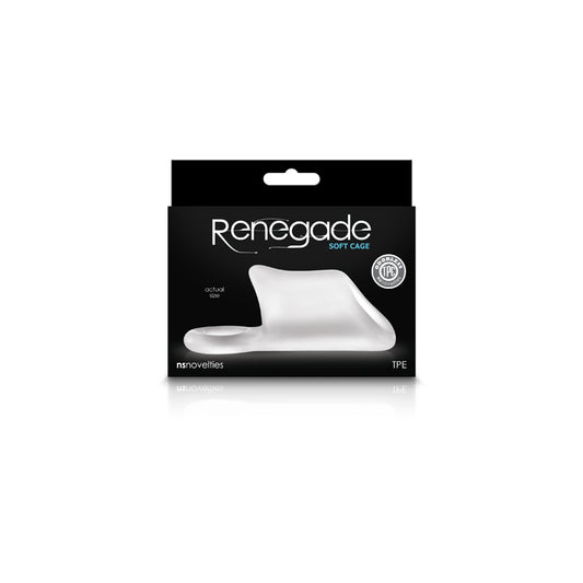 NS Novelties Renegade Soft Cage, Frost