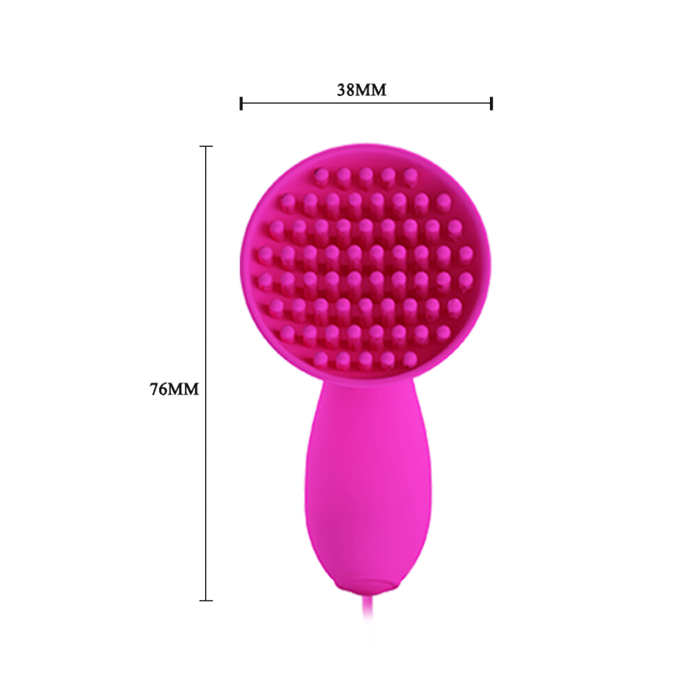 Pretty Love Silicone Brady Vibrator, Fuchsia