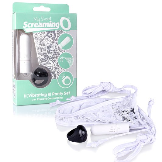 SCREAMING O My Secret Remote Control Panty Vibrator, White, 0.25 Pound