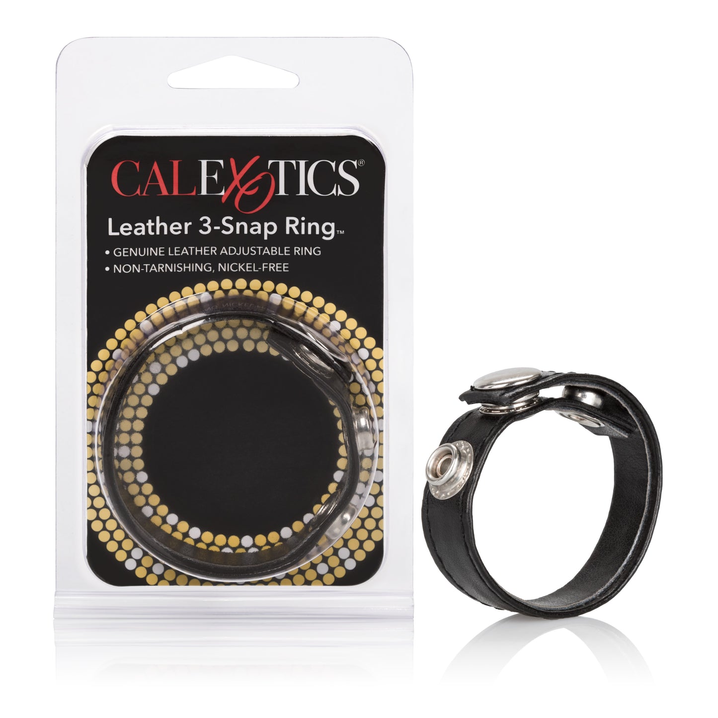 CalExotics Leather 3 Snap Ring