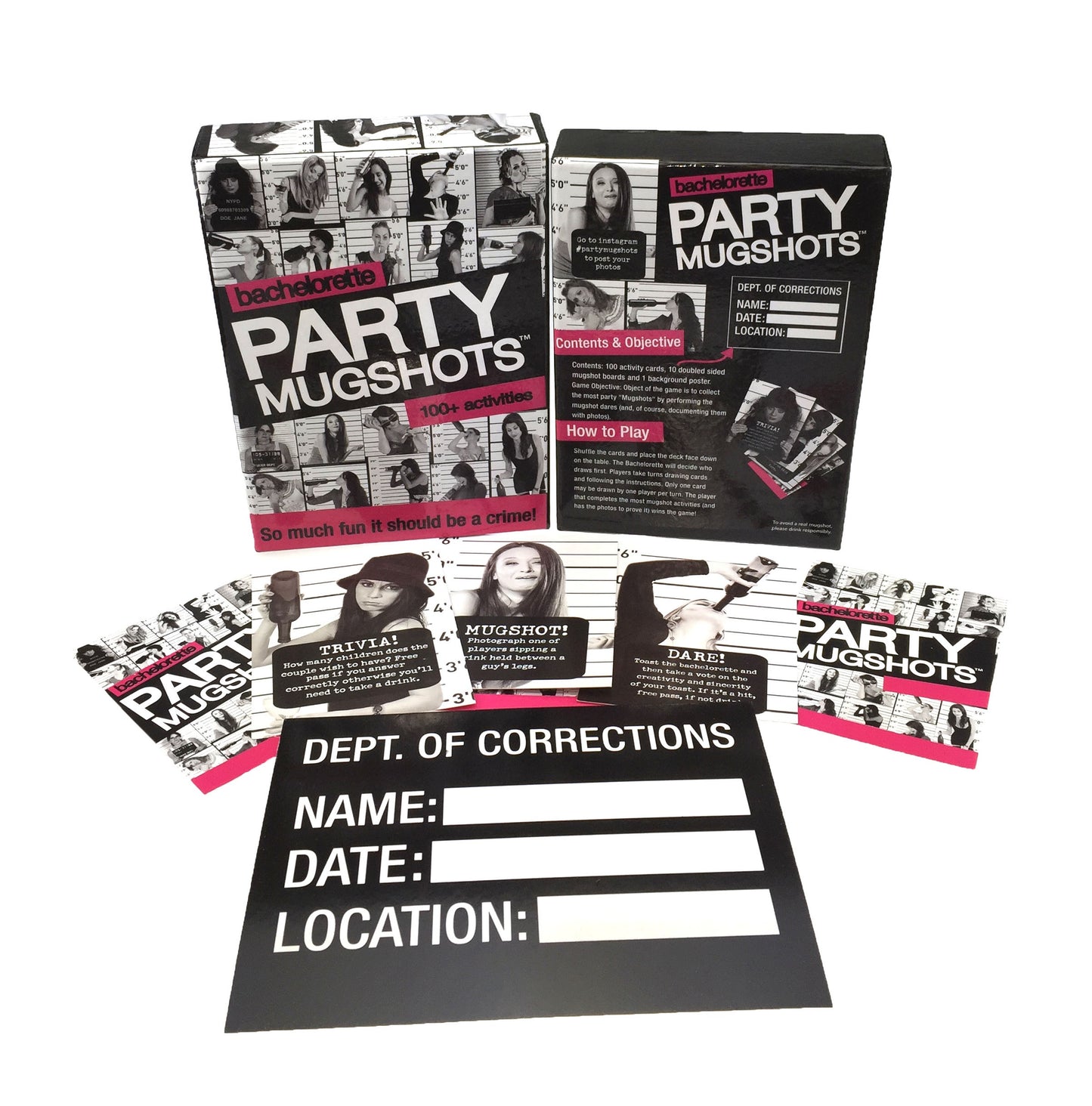 Little Genie Bachelorette Party Mugshots Game