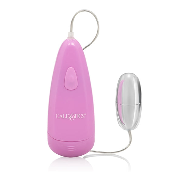CalExotics Pocket Exotics Wired Remote Controlled Bullet Vibrator - Waterproof Sex Toys for Couples - Adult Vibe Egg Massager - Pink